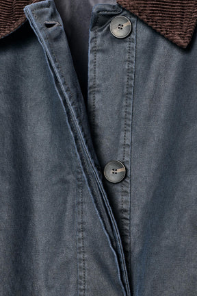 Gewachste Jacke mit Cord