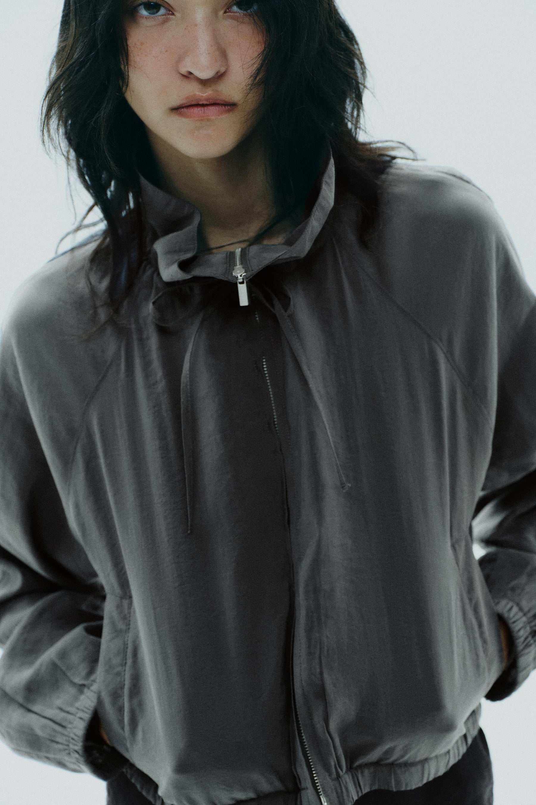 Sweatshirtjacke mit Fleecefutter