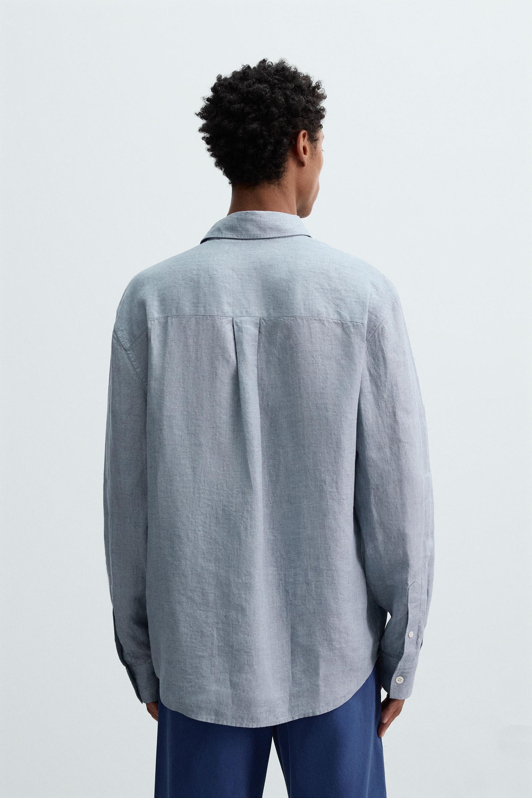 RELAXED FIT 100% LINEN SHIRT - Image 3