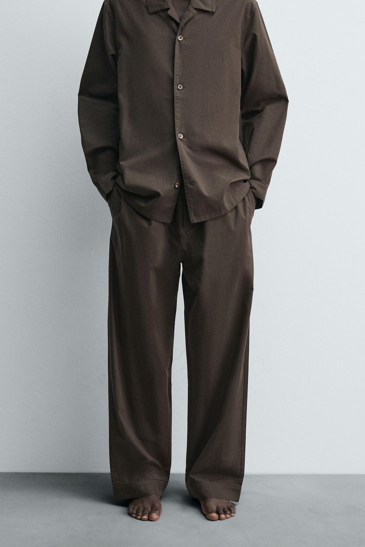 JACQUARD PYJAMA BOTTOMS - Image 2