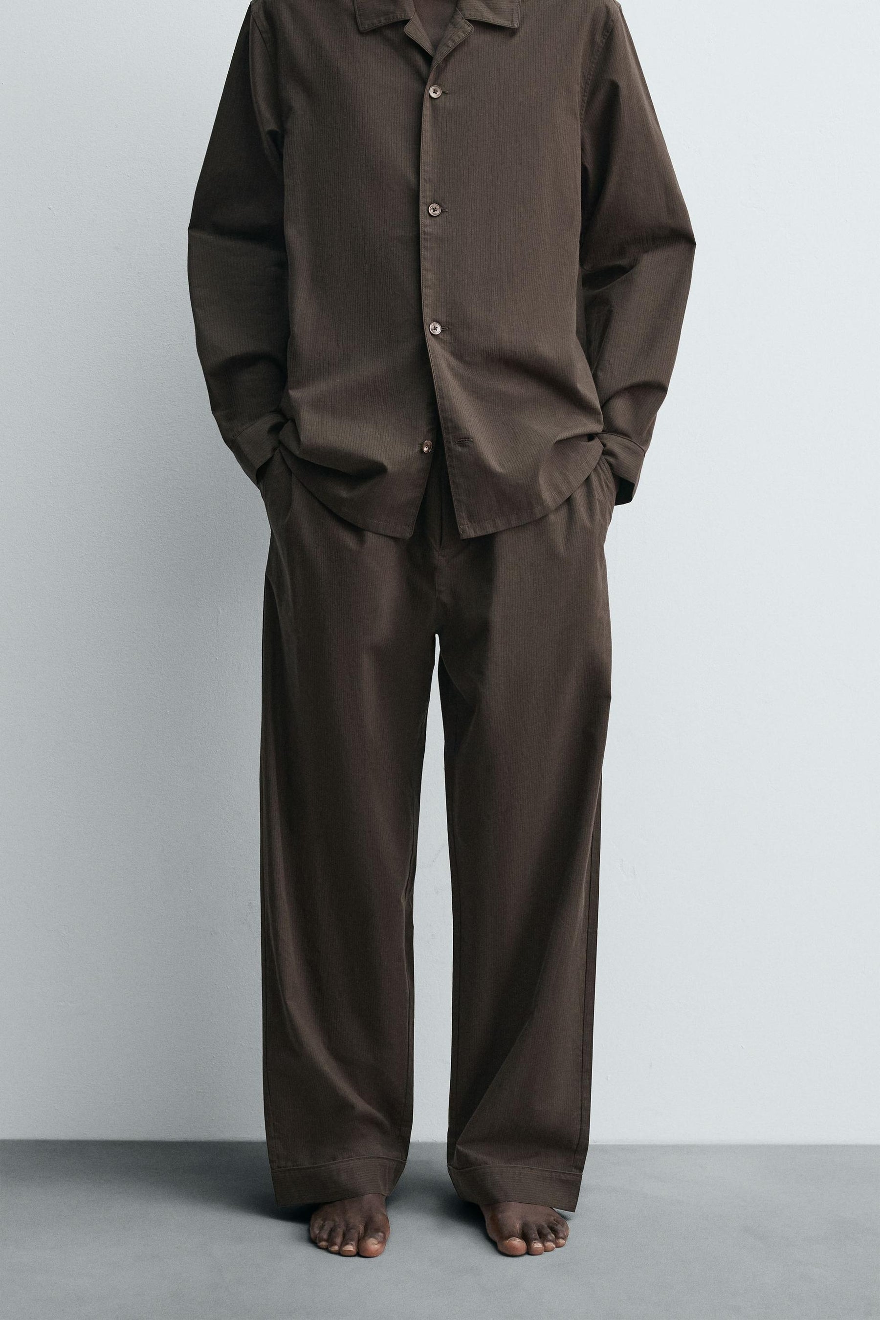 JACQUARD PYJAMA BOTTOMS - Image 2