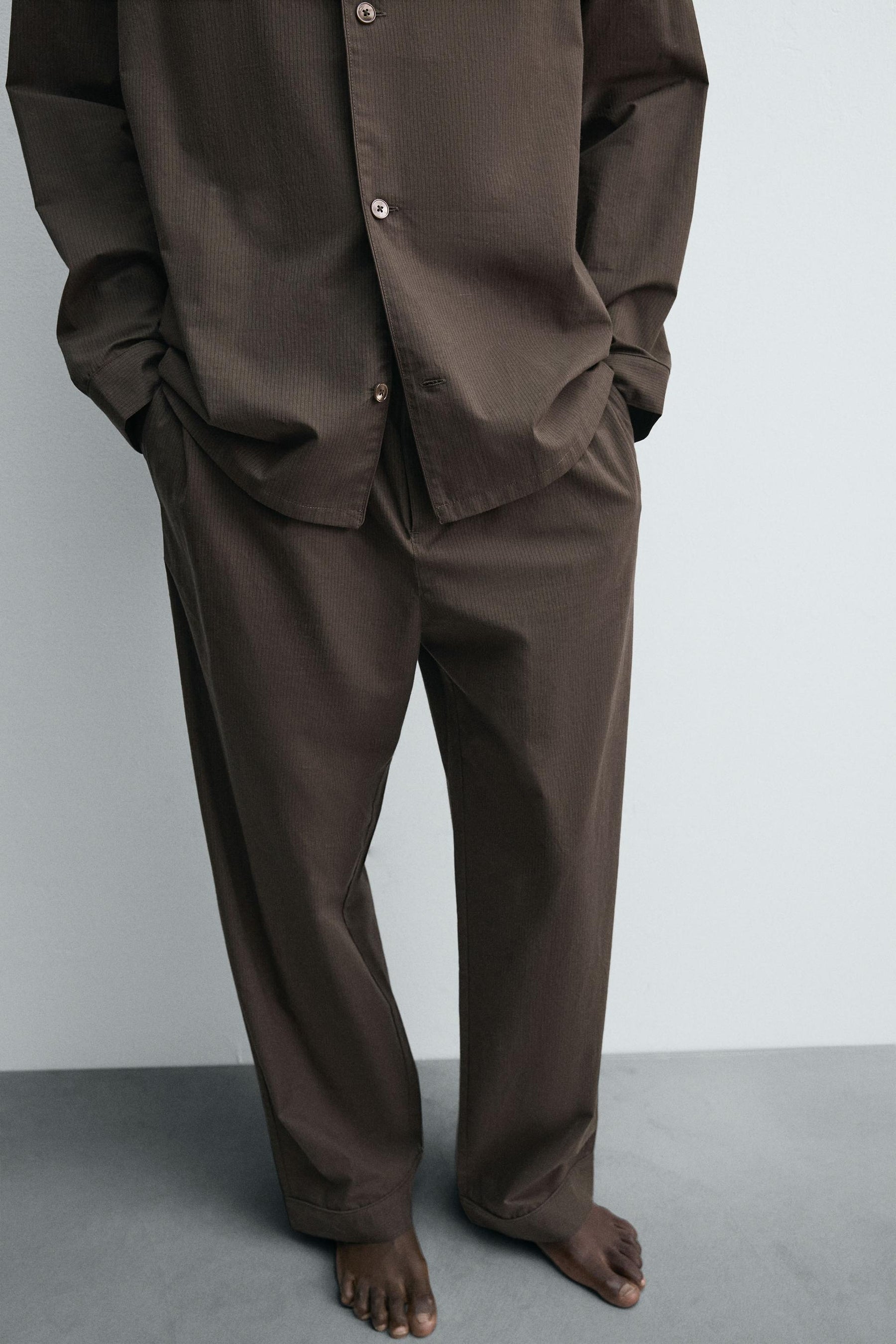 JACQUARD PYJAMA BOTTOMS - Image 5