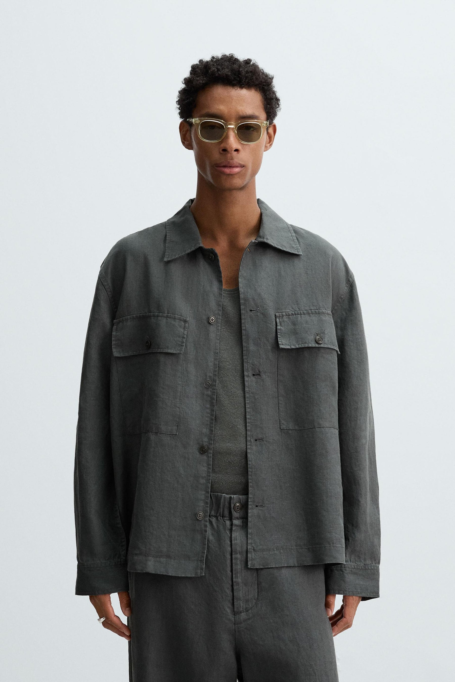 RELAXED FIT 100% HEMP OVERSHIRT - Image 2
