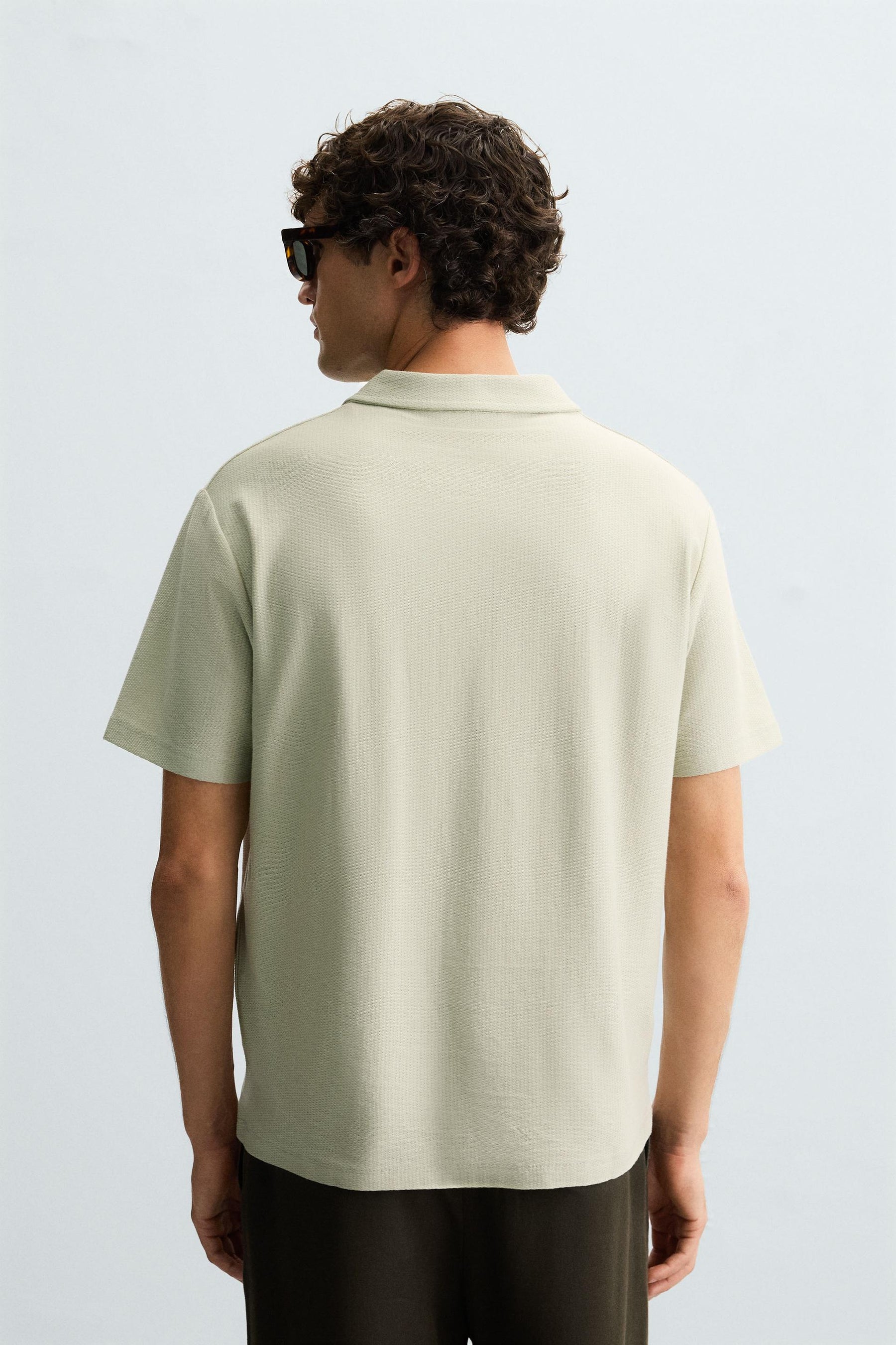 Textured Polo Shirt