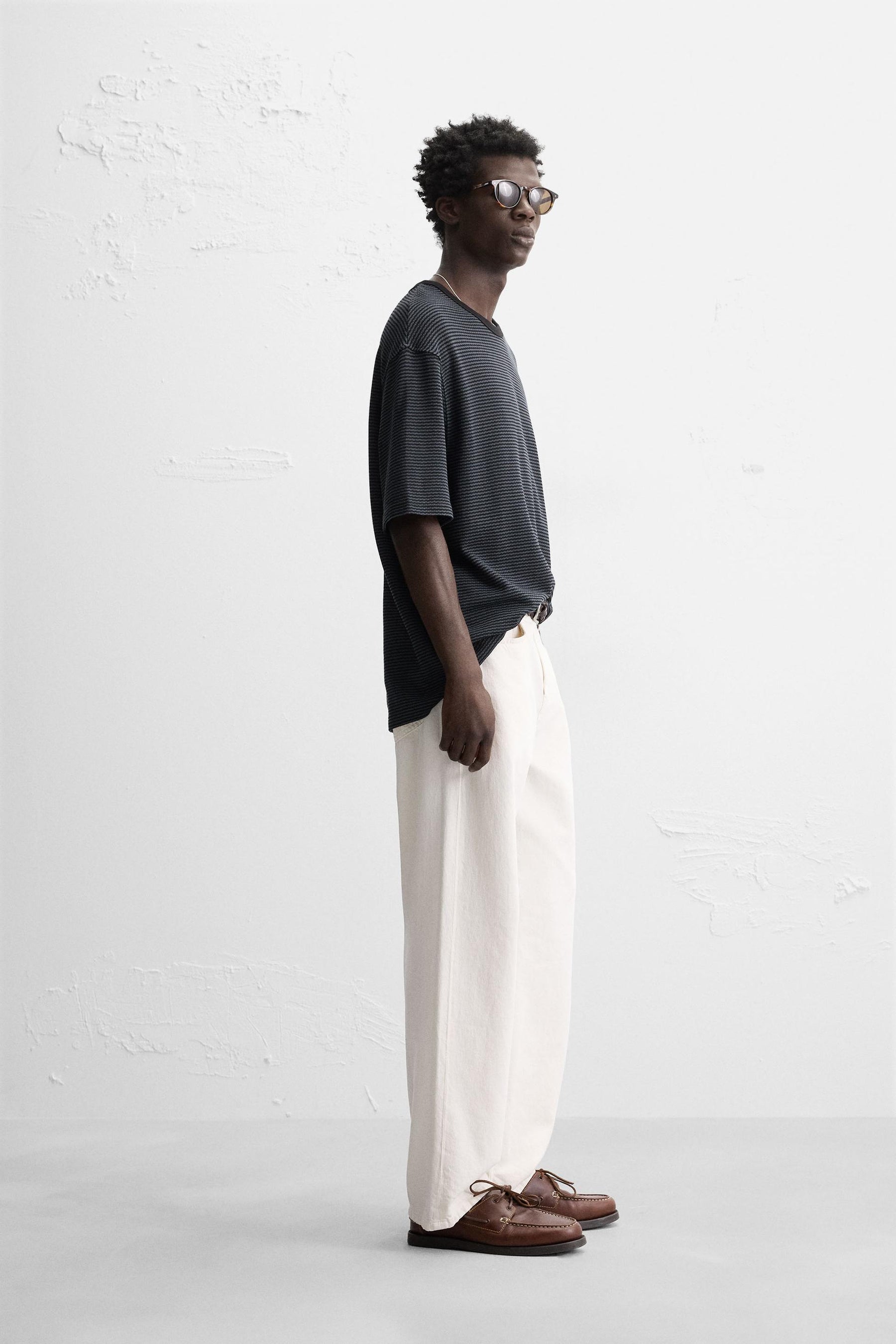 STRIPED JACQUARD T-SHIRT - Image 4