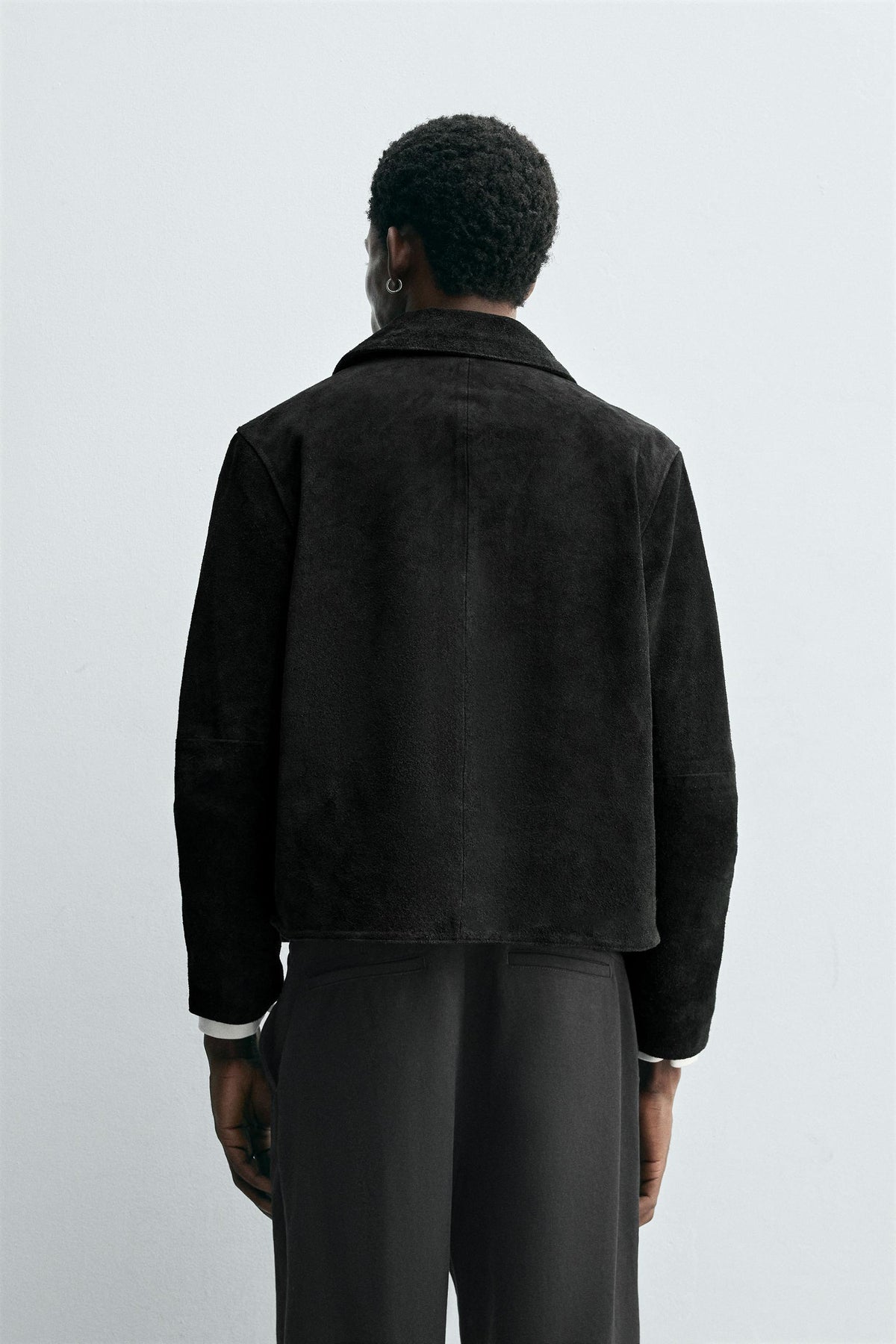 LEATHER SPLIT SUEDE JACKET - Image 2