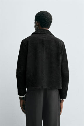 LEATHER SPLIT SUEDE JACKET - Image 2