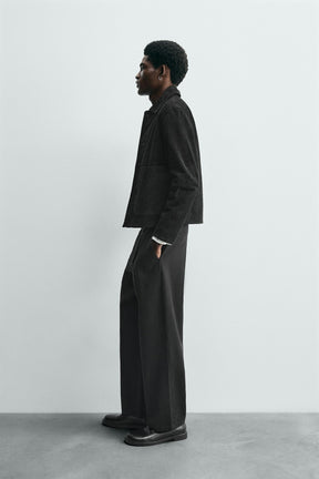 LEATHER SPLIT SUEDE JACKET - Image 3