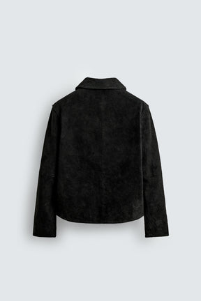 LEATHER SPLIT SUEDE JACKET - Image 5