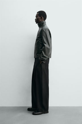 Relaxed Leather Jacket