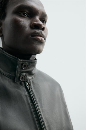 Relaxed Leather Jacket