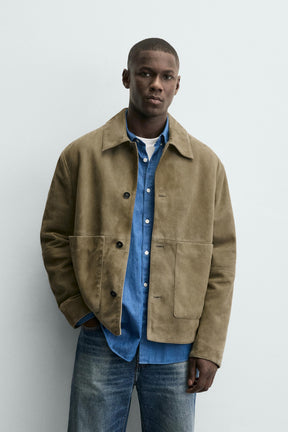 Pocket Leather Jacket