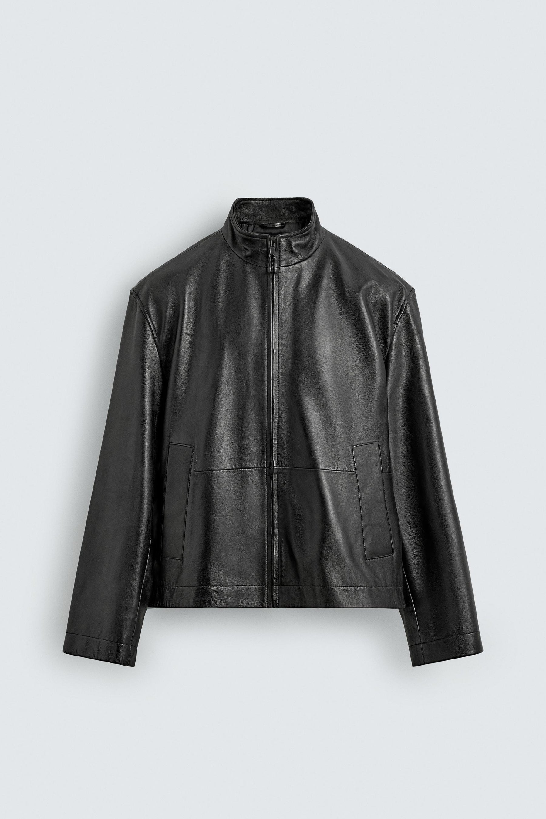 RELAXED FIT LEATHER JACKET - Image 6