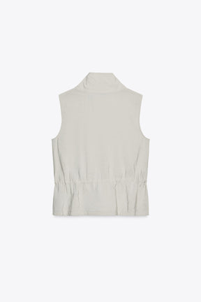 ADJUSTABLE FLOWING GILET - Image 2