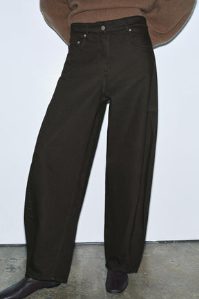 Ballonjeans mit mittelhohem Bund