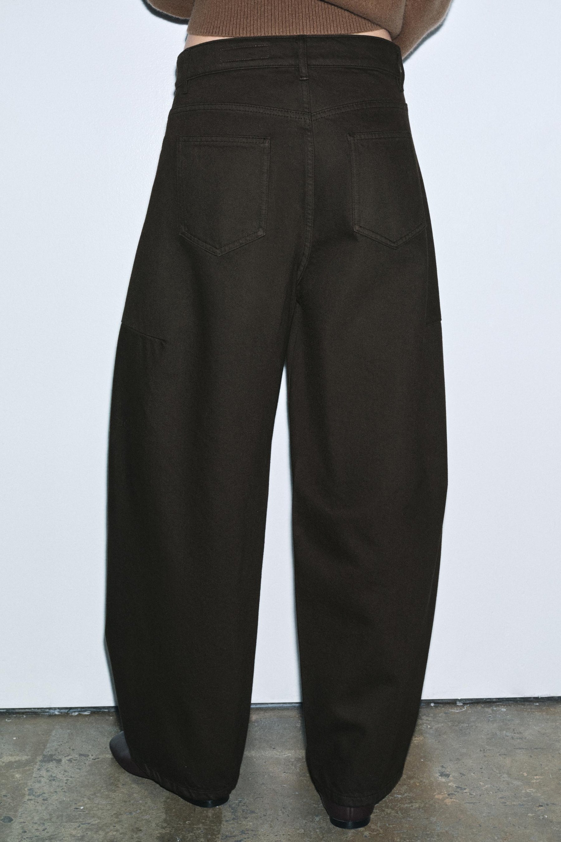 Ballonjeans mit mittelhohem Bund