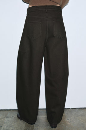 Ballonjeans mit mittelhohem Bund