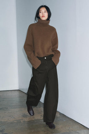 Ballonjeans mit mittelhohem Bund