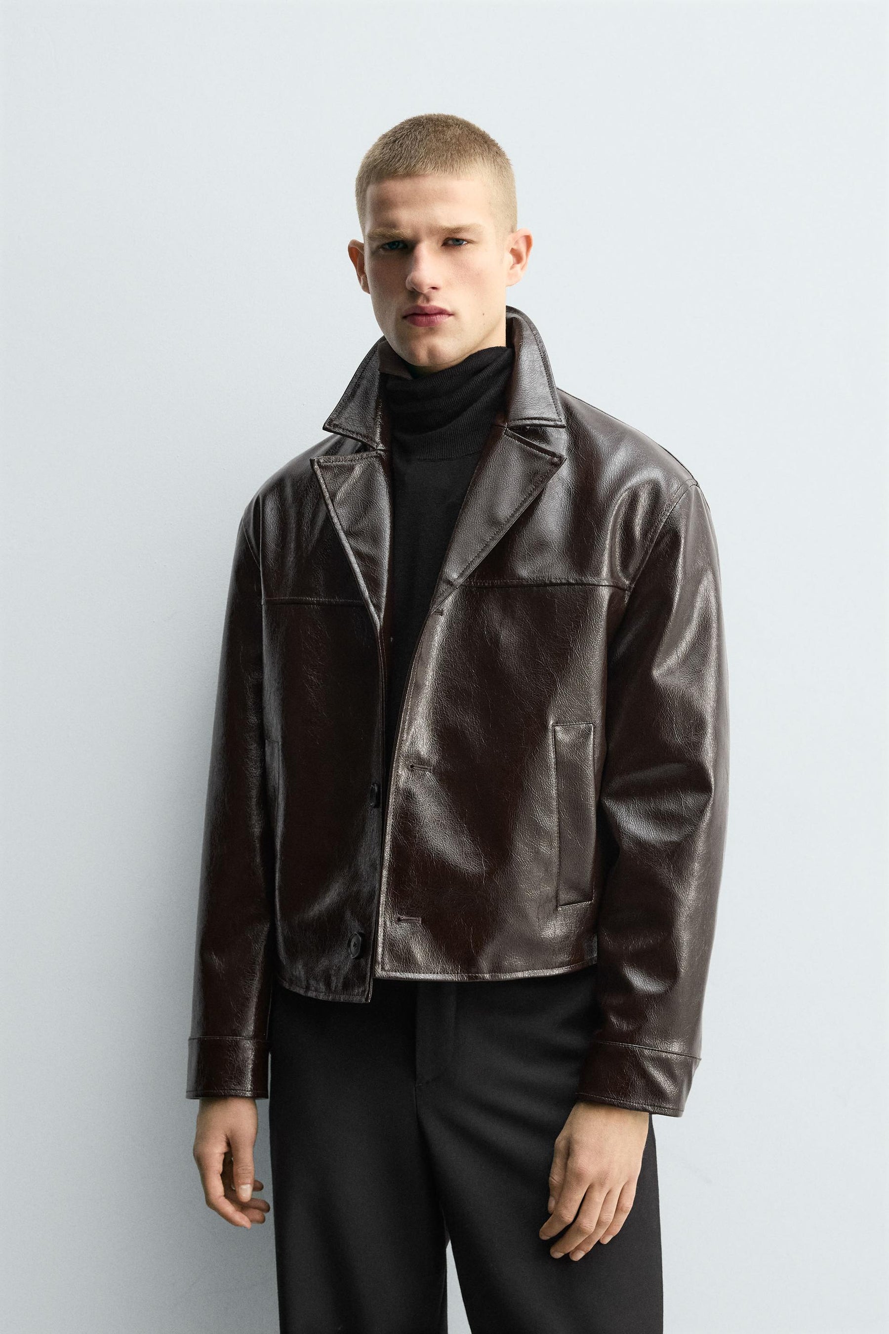LEATHER EFFECT JACKET - Image 2