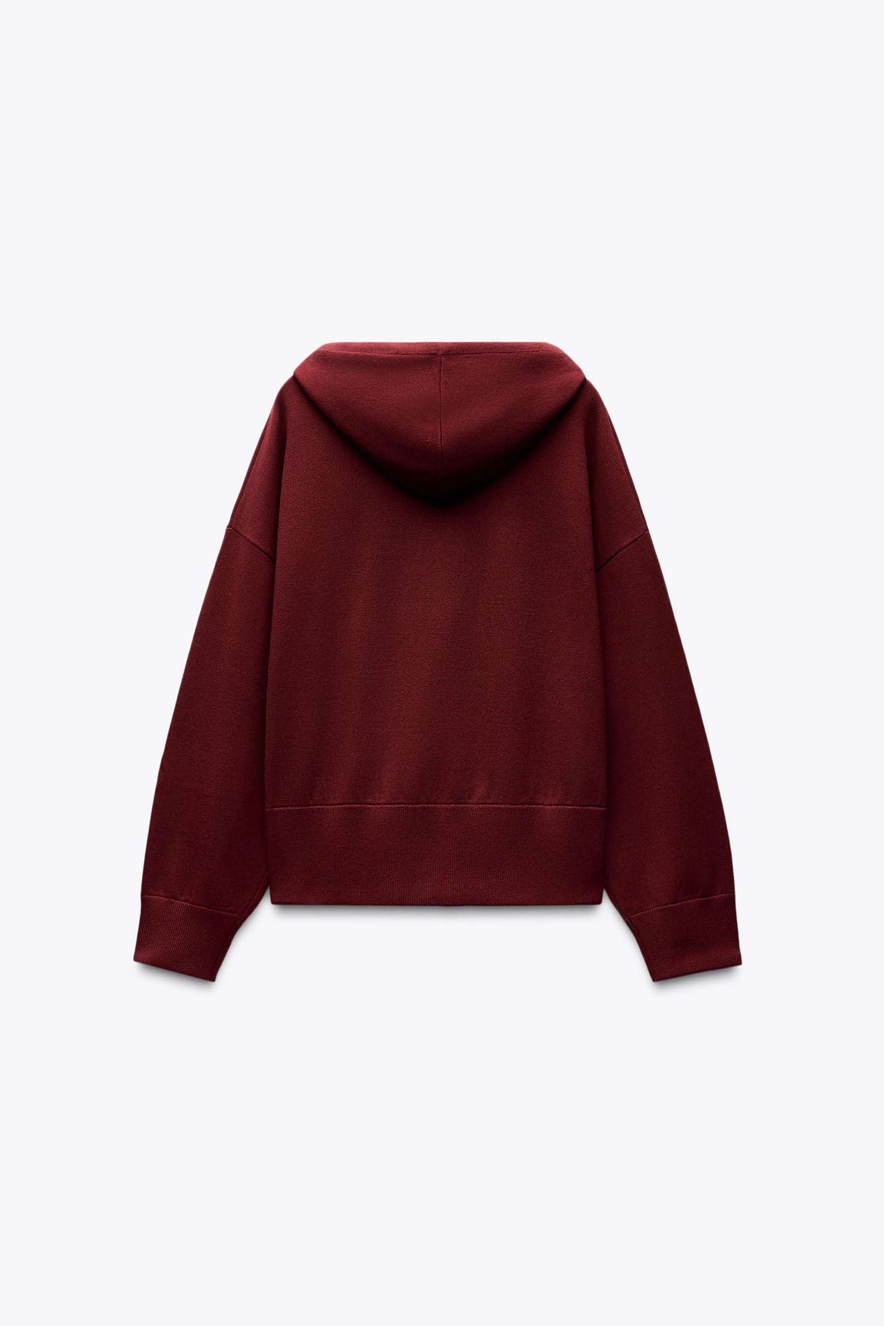 Strickpullover mit Kapuze