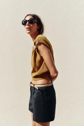 KNIT TRIM TOP - Image 3