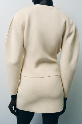 Taillierter Cardigan mit Knöpfen