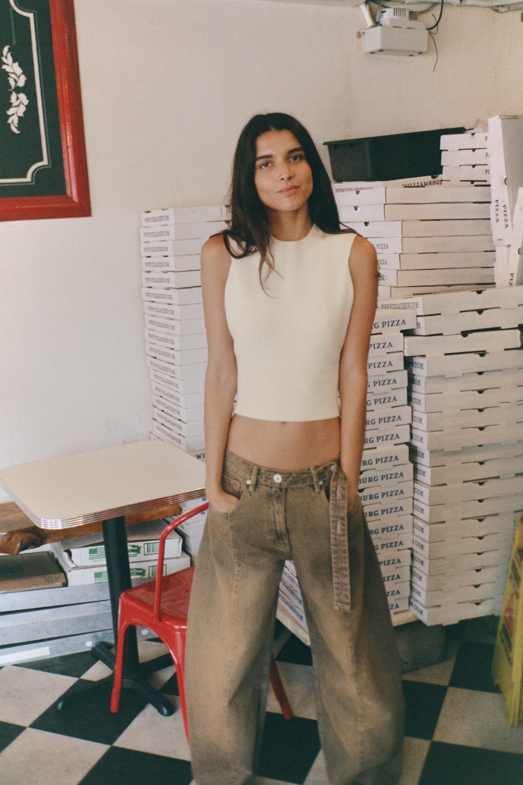 SLEEVELESS KNIT TOP - Image 2