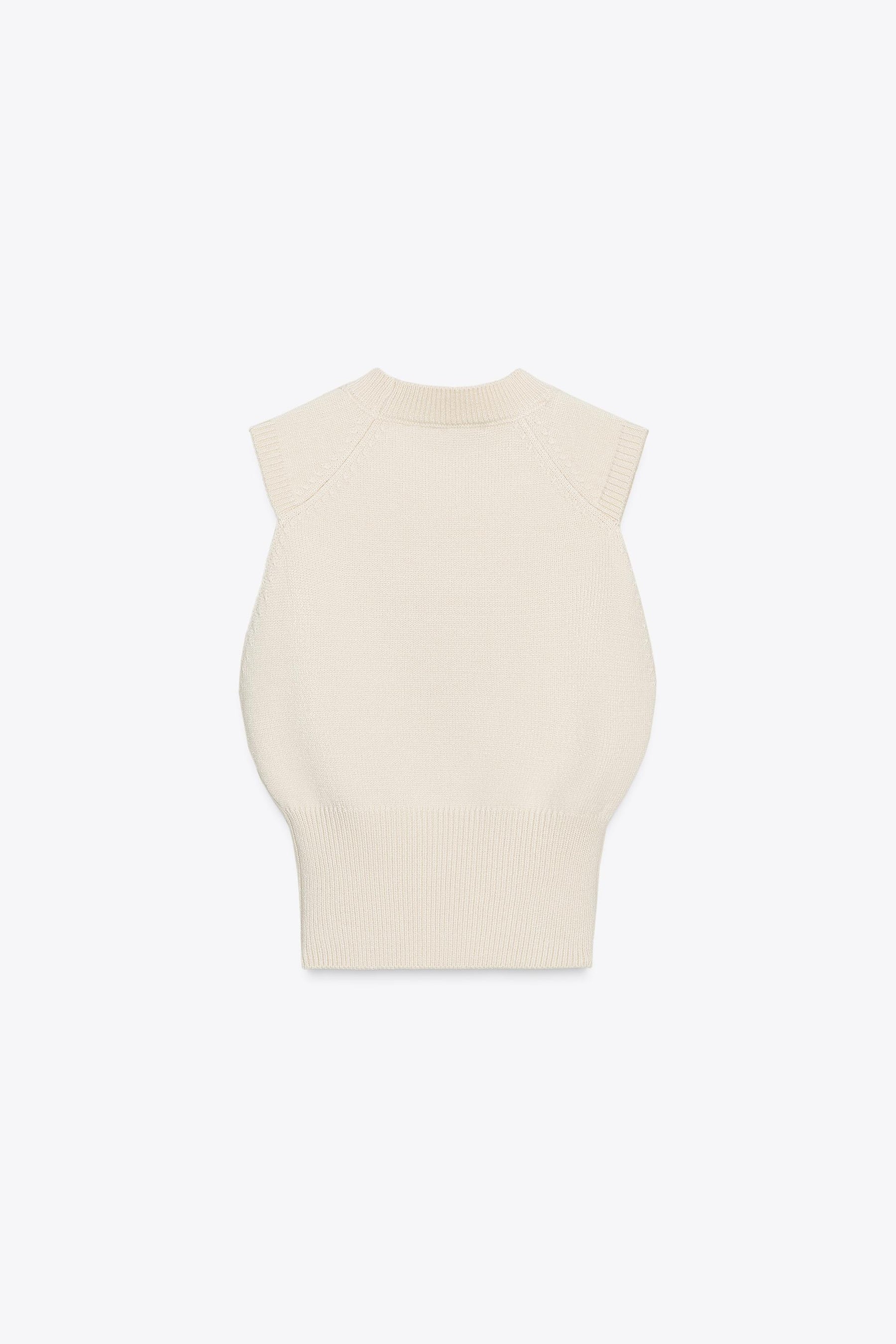SLEEVELESS KNIT TOP - Image 5