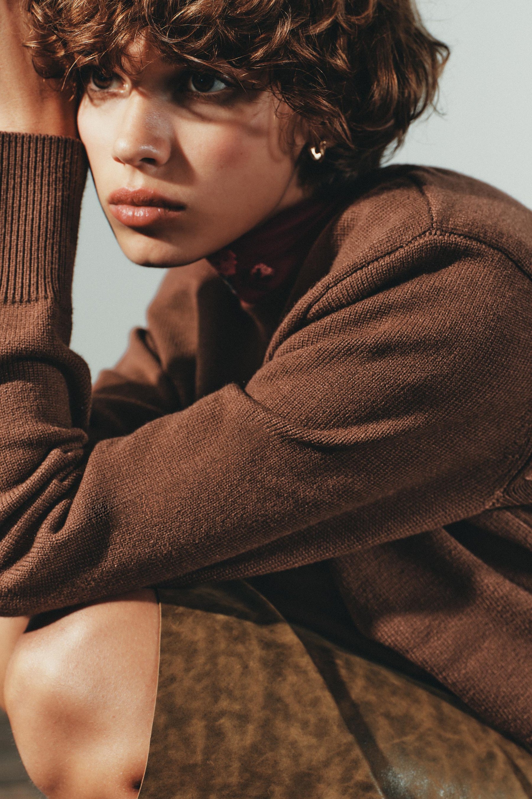 KURZGESTRICHENER PULLOVER