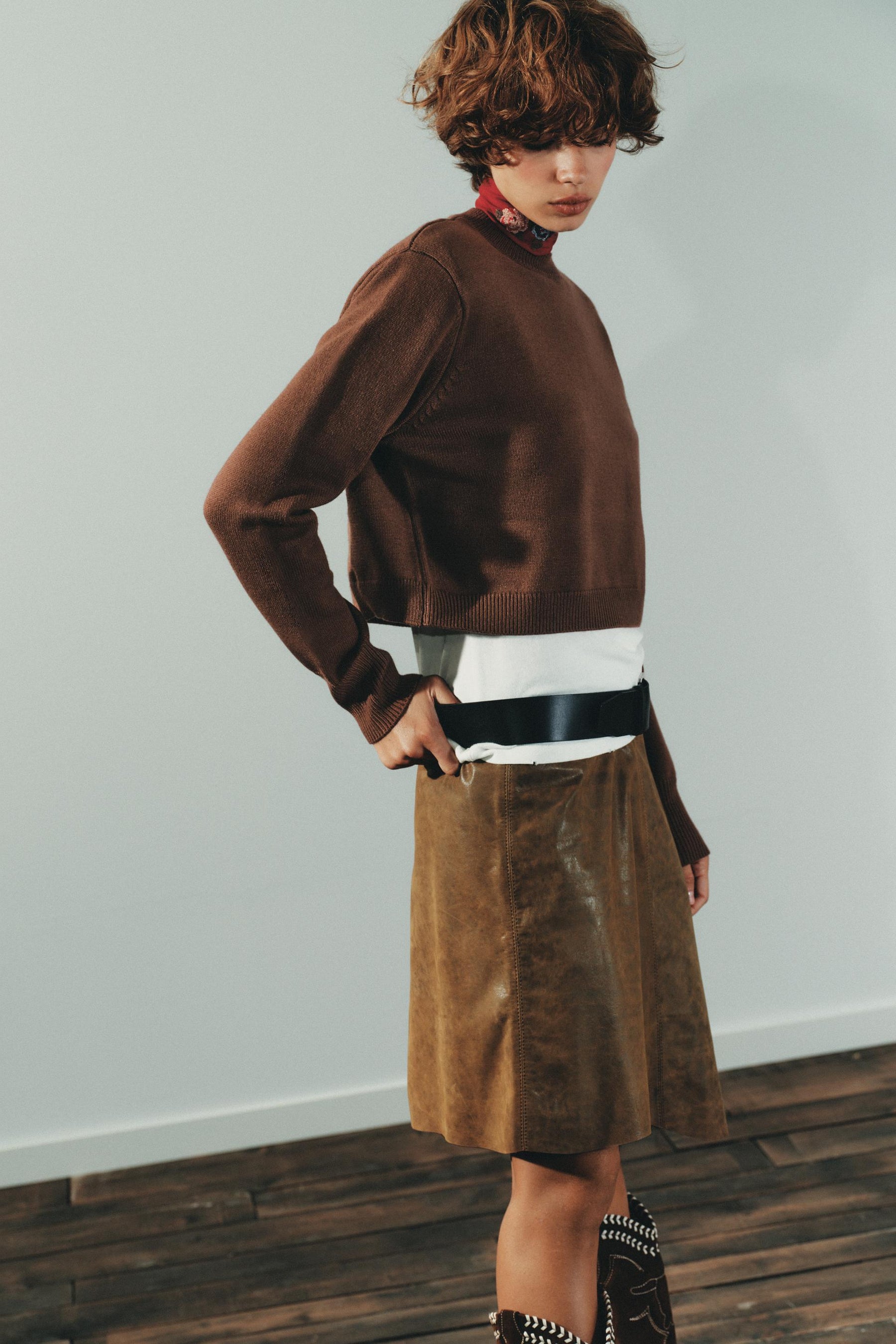 KURZGESTRICHENER PULLOVER