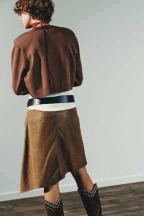 KURZGESTRICHENER PULLOVER