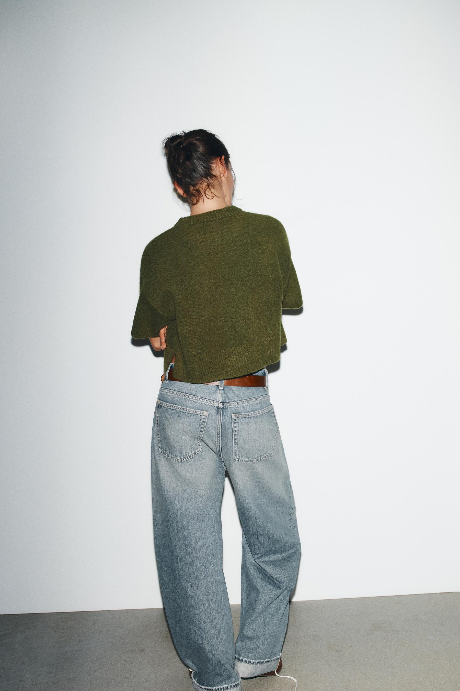 SHORT SLEEVE KNIT SWEATER - Image 5