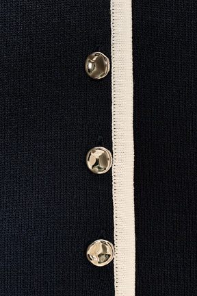 Kurzärmelige Strickjacke