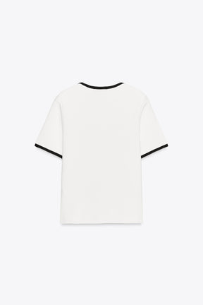 CARDIGAN WITH CONTRAST TRIMS - Image 5