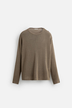 BUTTON-UP KNIT T-SHIRT - Image 7