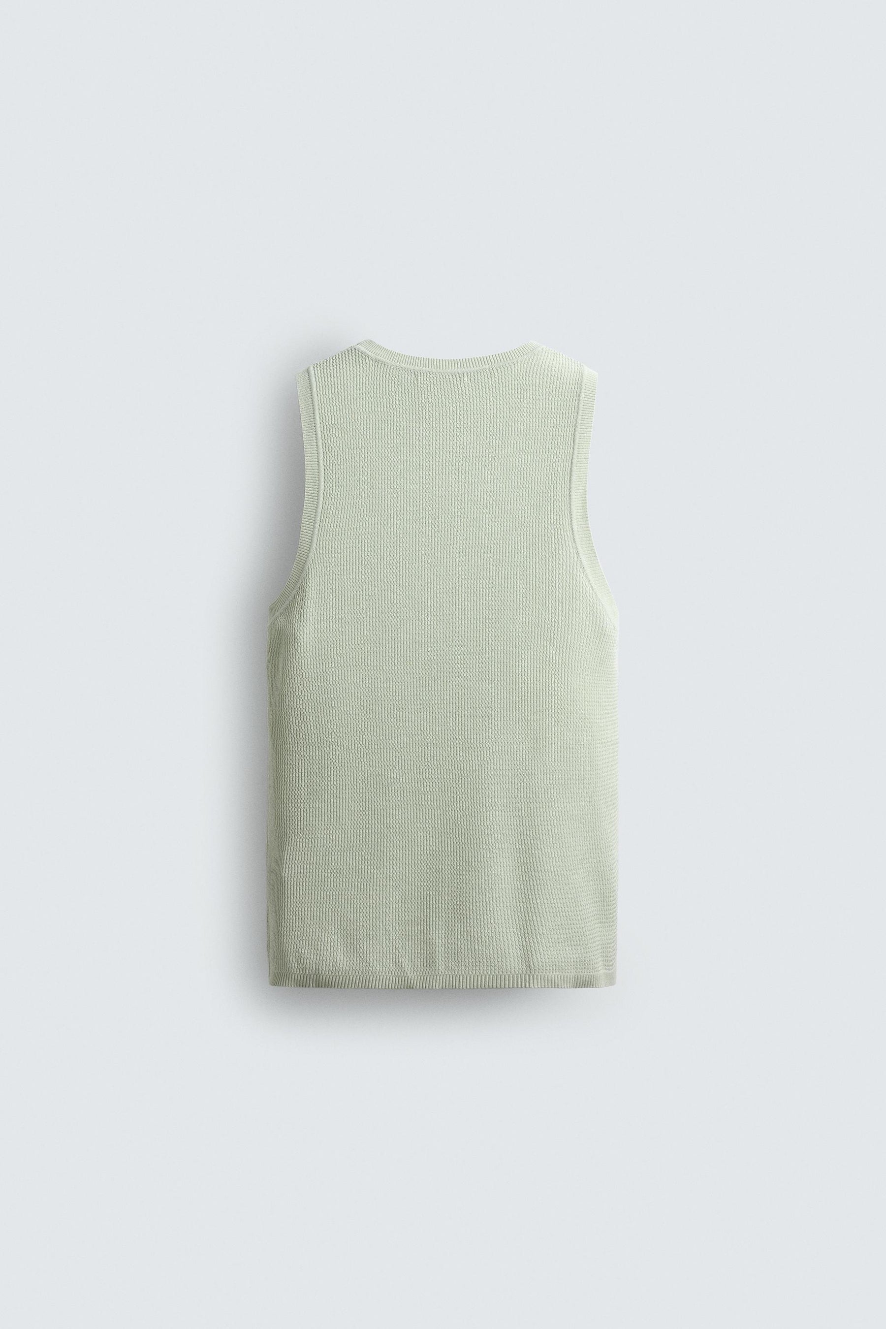 TEXTURED KNIT TANK TOP - Image 8
