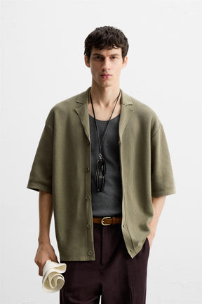 TEXTURED KNIT SHIRT - Image 2