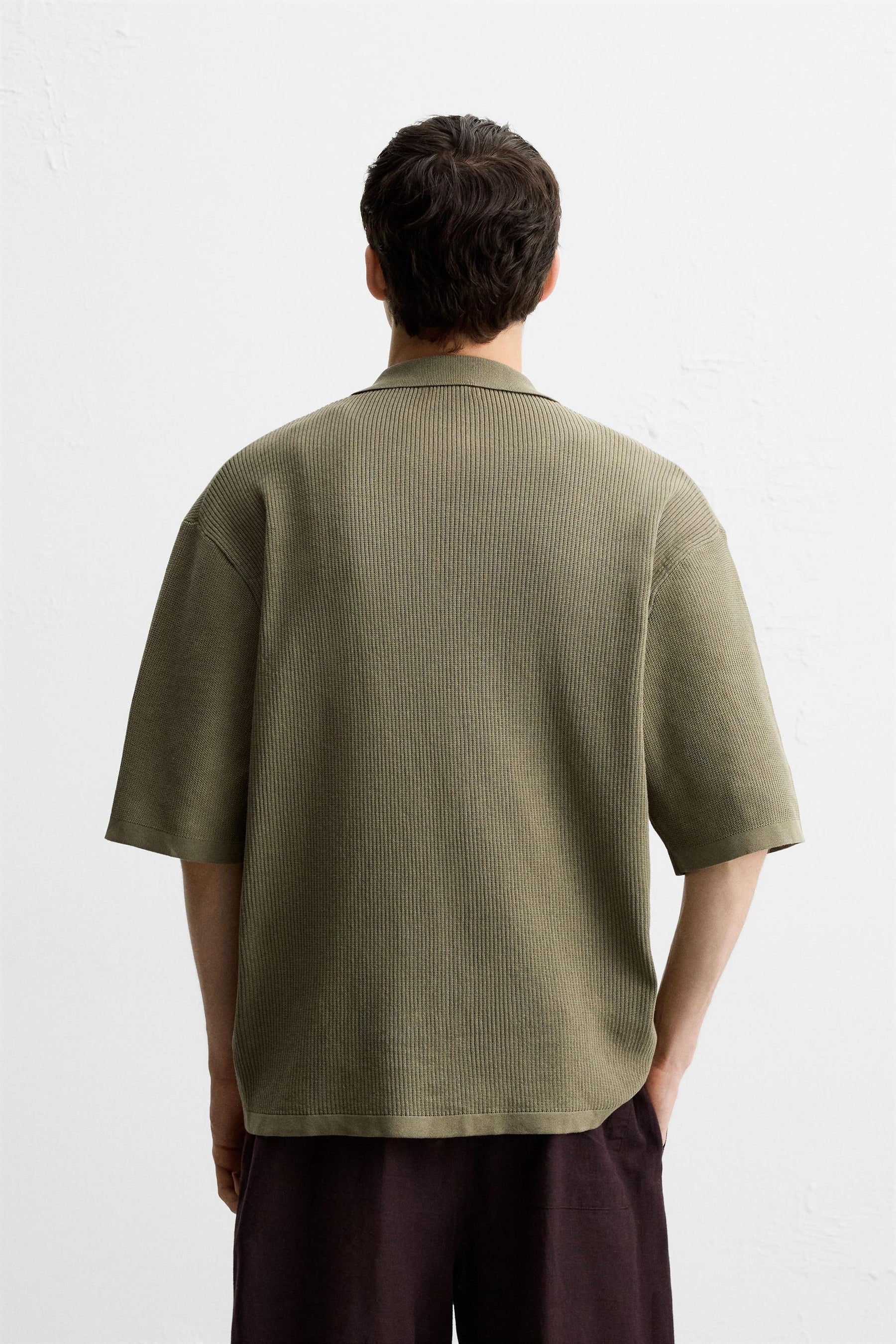 TEXTURED KNIT SHIRT - Image 3