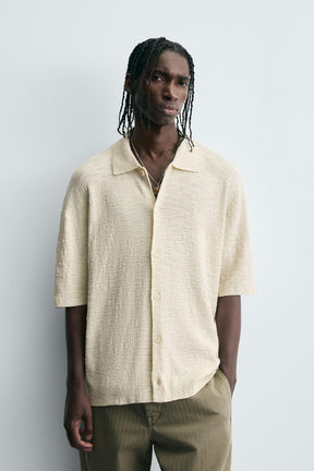 IRREGULAR KNIT SHIRT - Image 2
