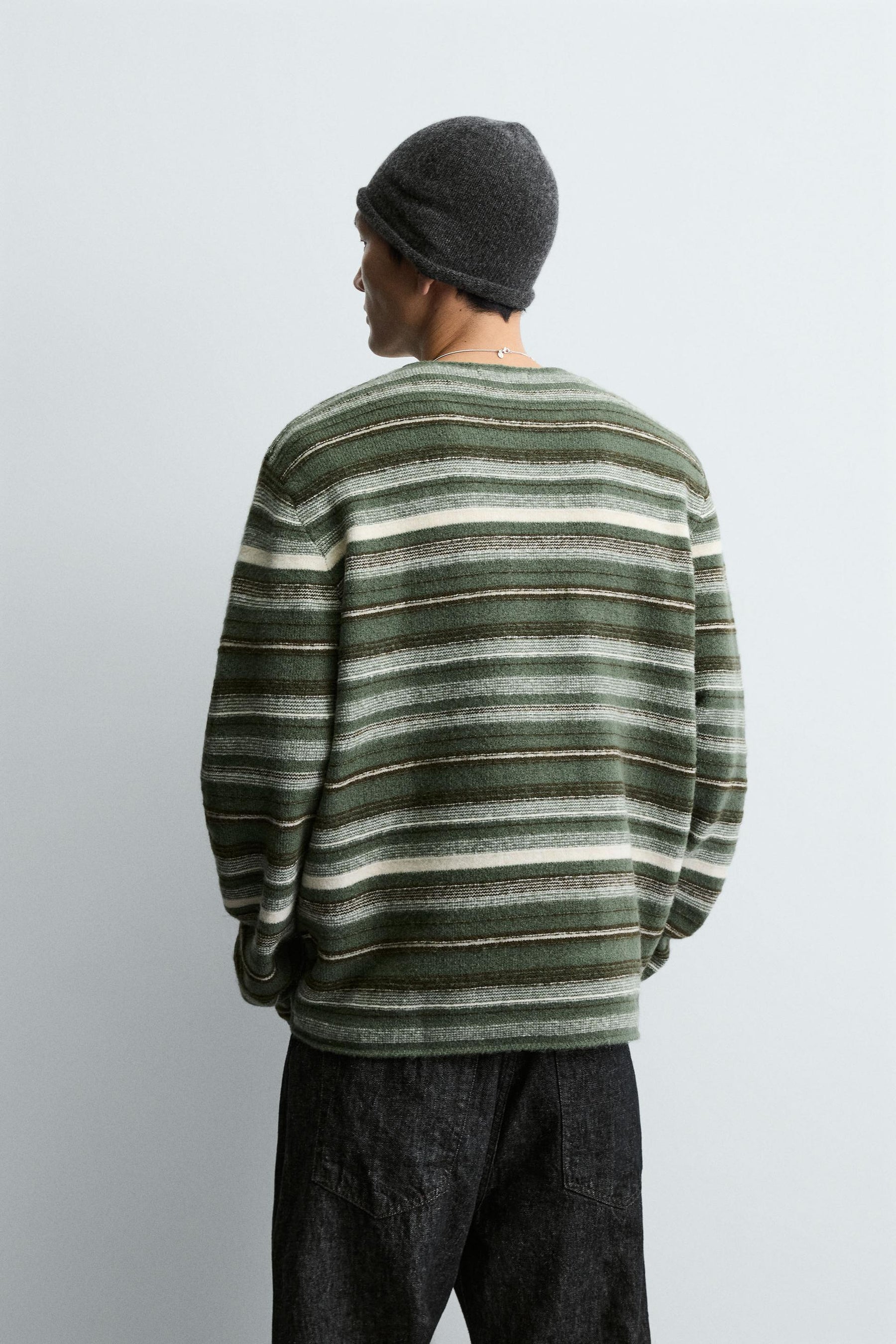 STRIPED JACQUARD JUMPER - Image 3
