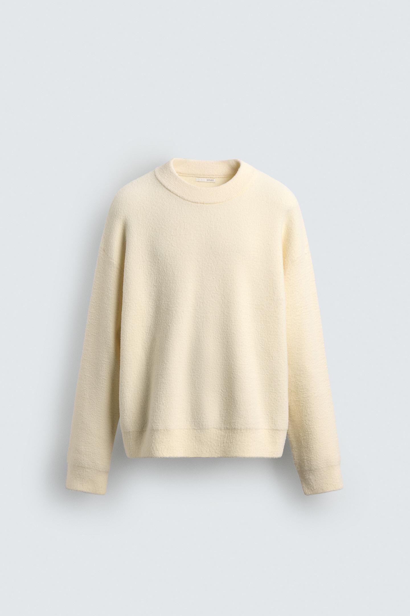 Strukturierter, lässiger Pullover 