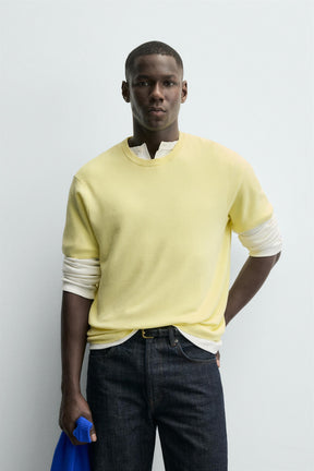 RELAXED FIT KNIT T-SHIRT - Image 2