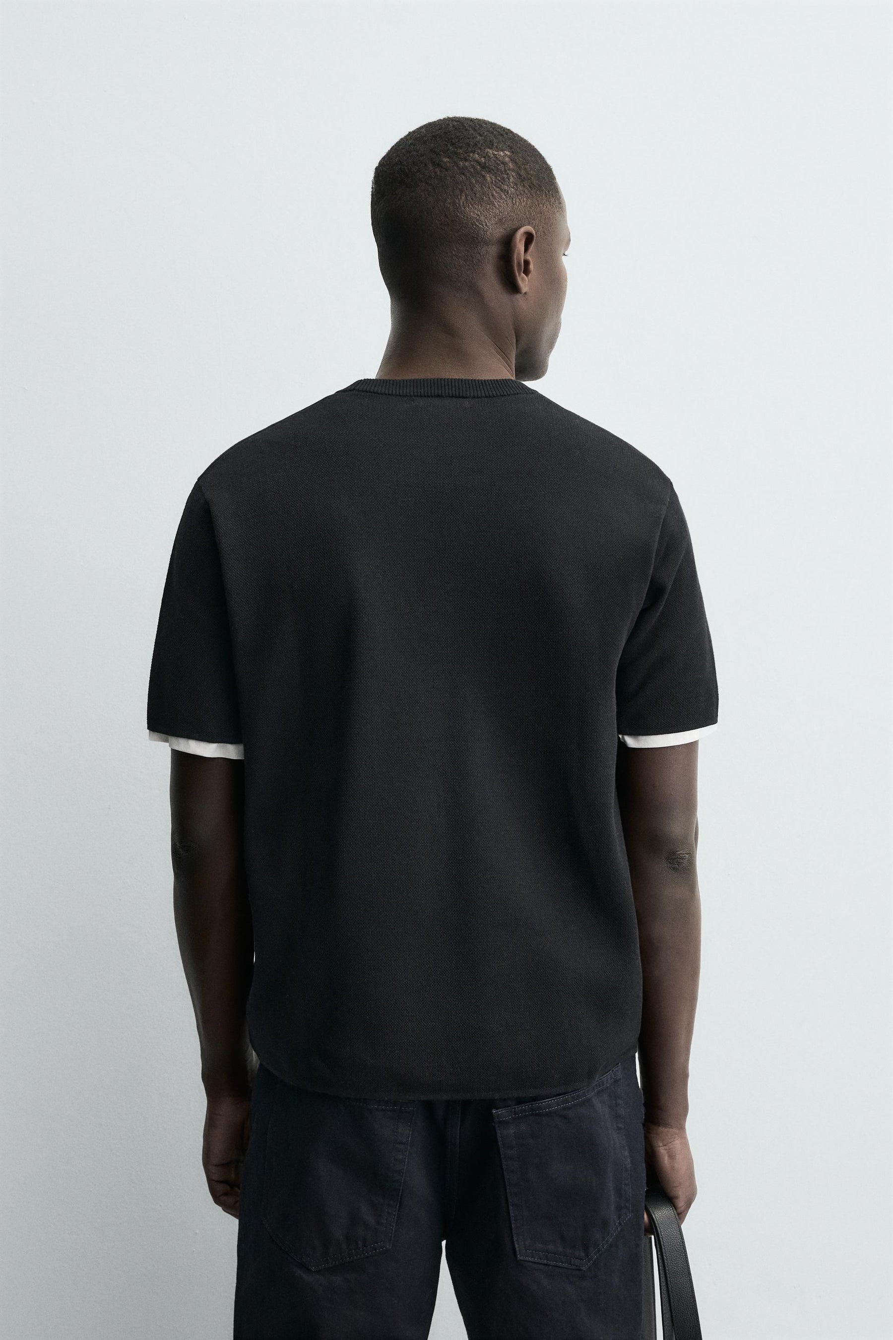 RELAXED FIT KNIT T-SHIRT - Image 3