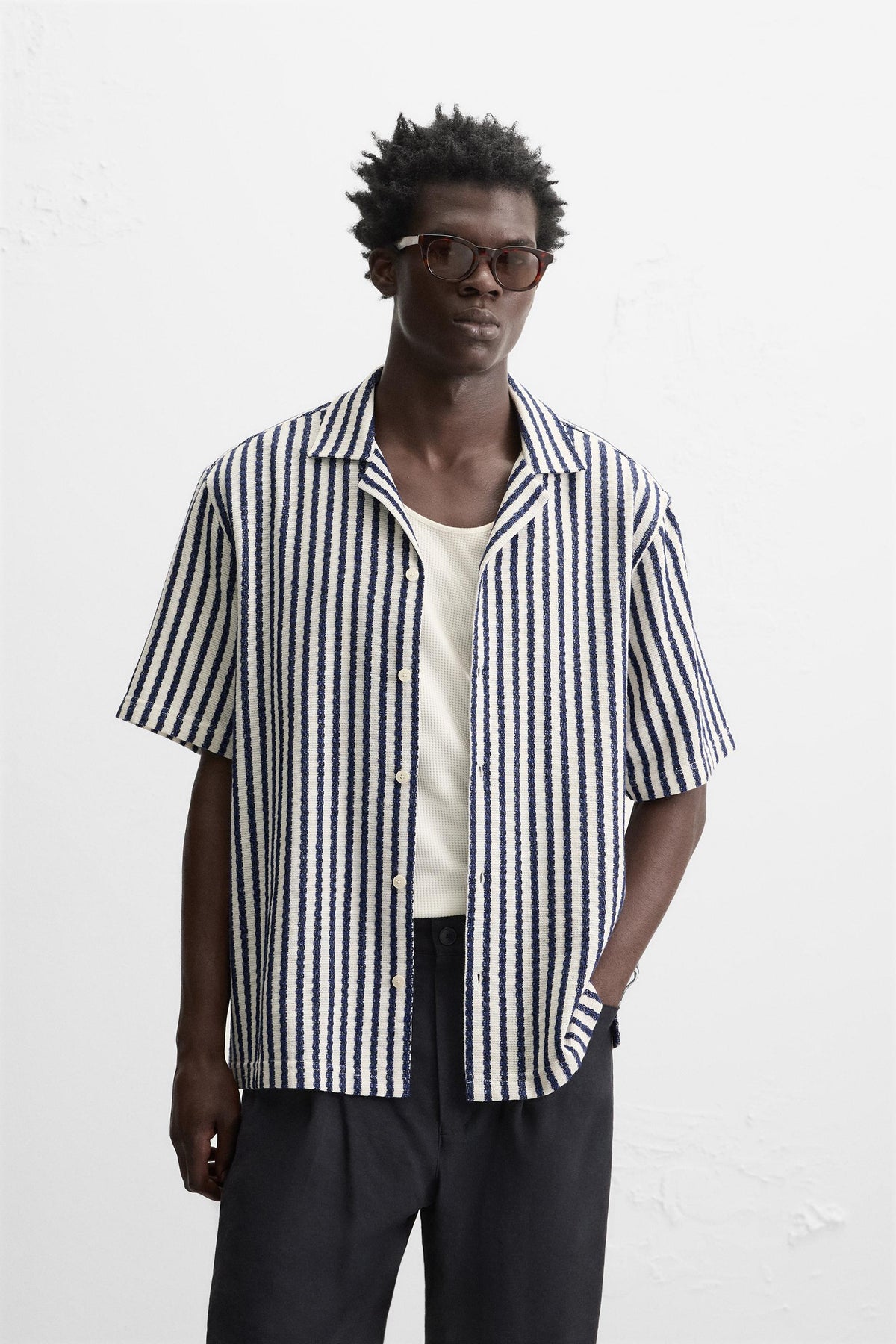GEOMETRIC JACQUARD SHIRT - Image 2