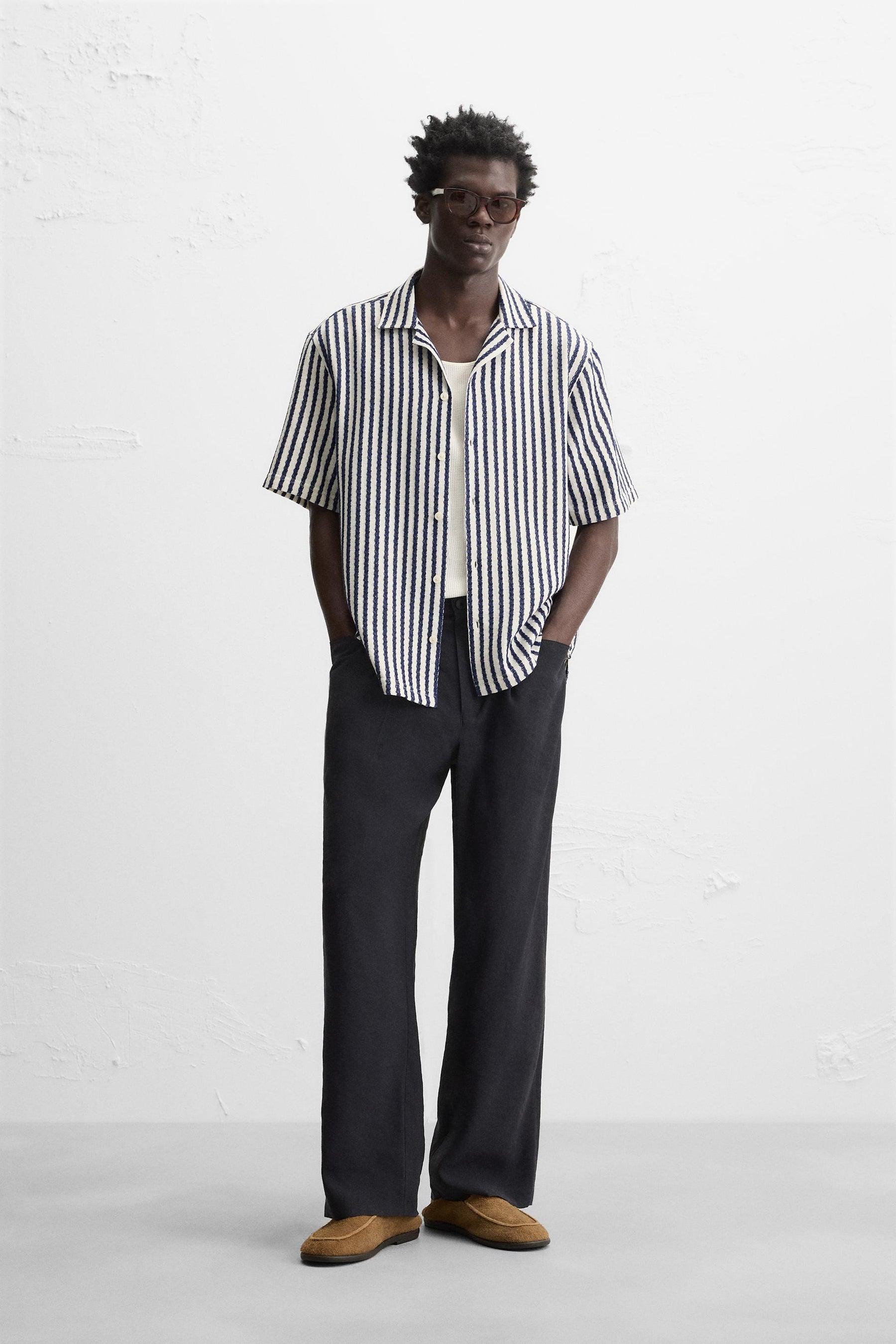 GEOMETRIC JACQUARD SHIRT - Image 1