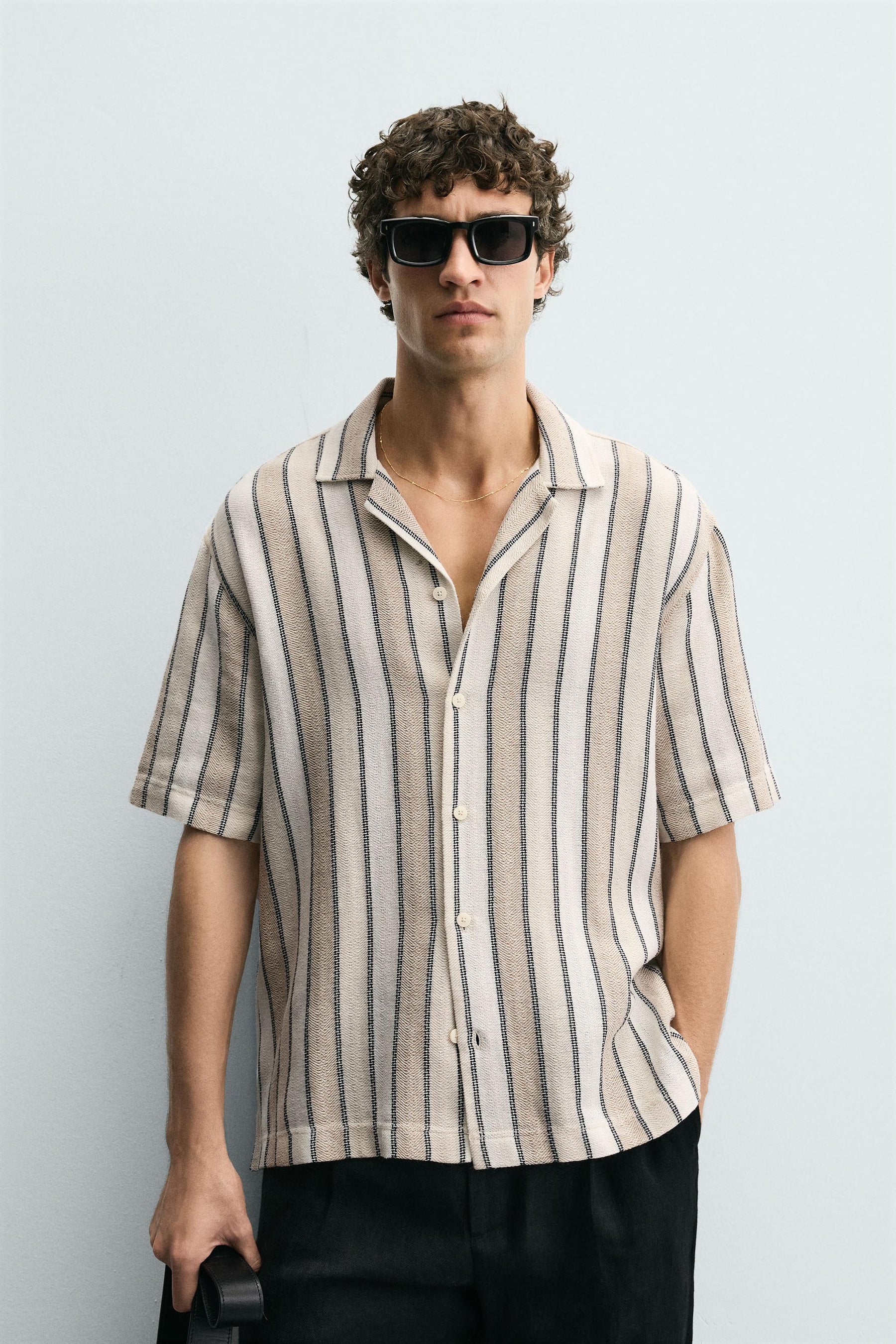 GEOMETRIC JACQUARD SHIRT - Image 2