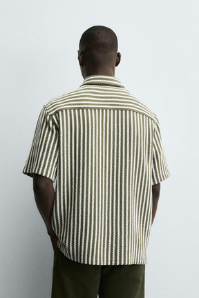 STRIPED JACQUARD SHIRT - Image 3