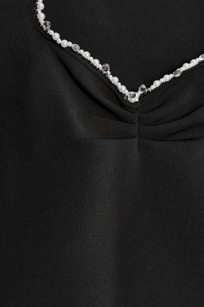 Stretch-Top mit Metallic-Faden