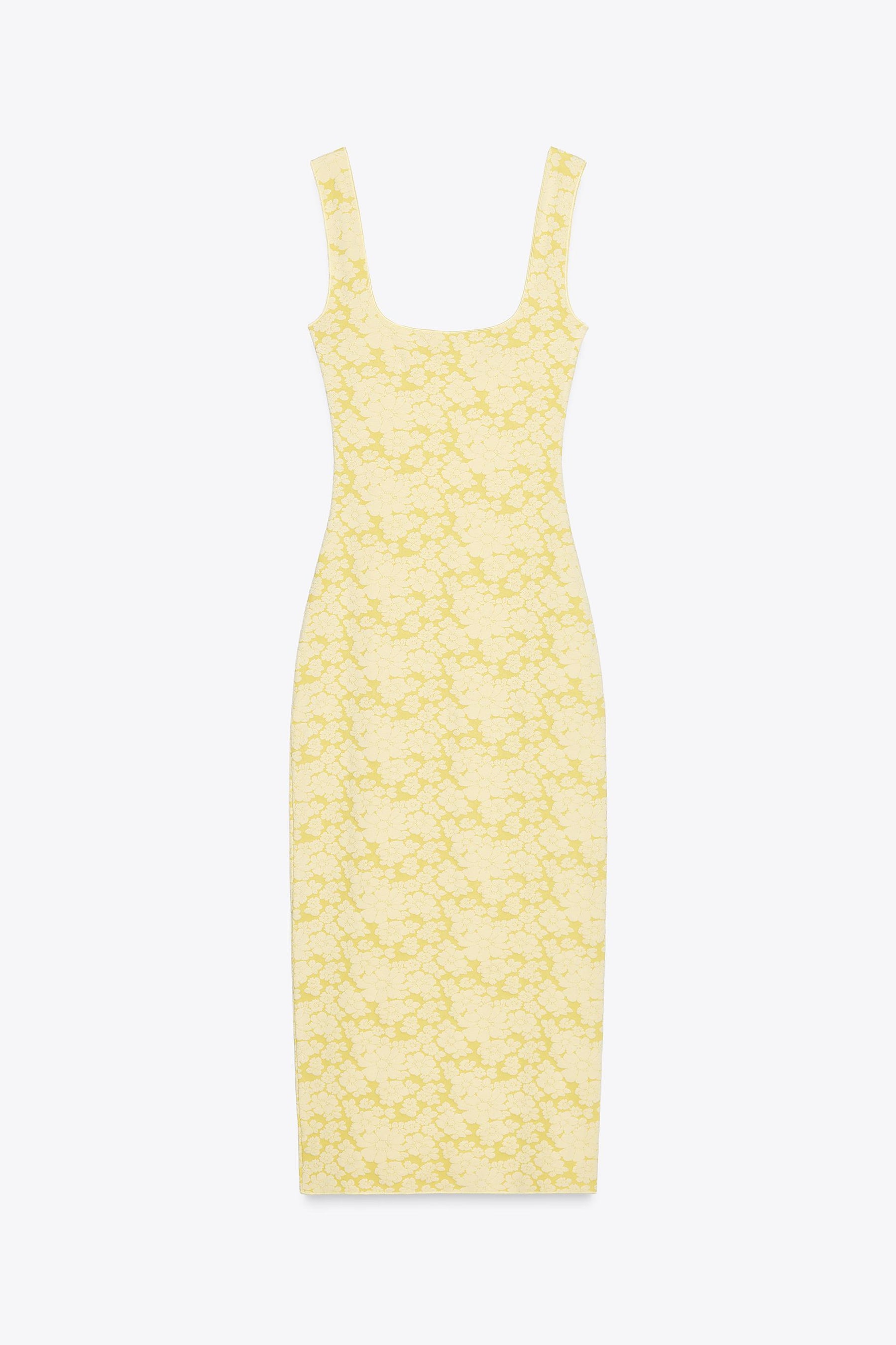 STRETCH SQUARE NECK DRESS - Image 5