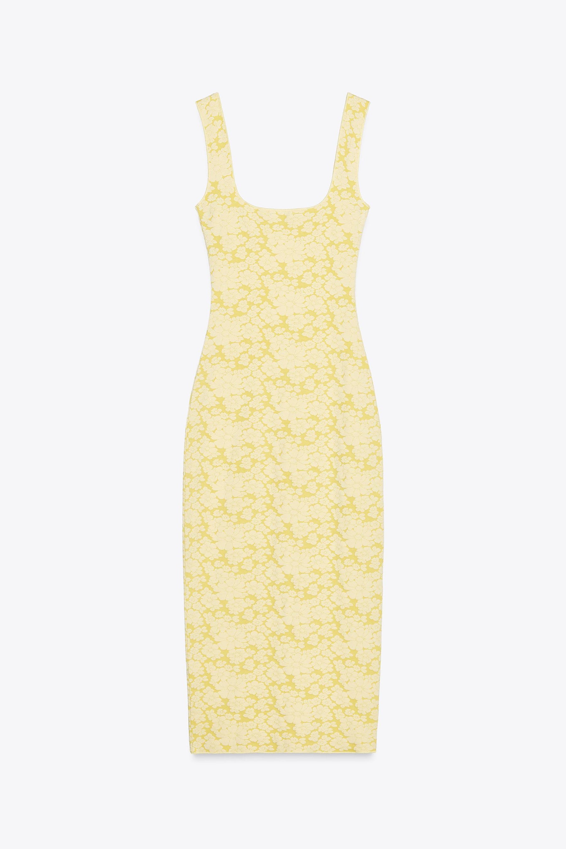 STRETCH SQUARE NECK DRESS - Image 6